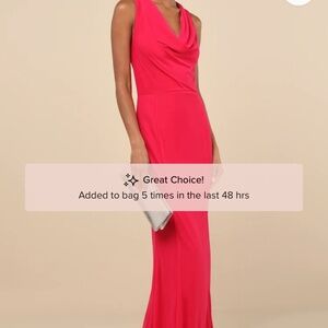Lulu pink gown